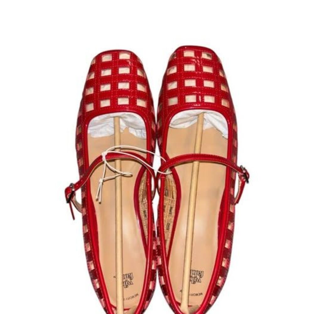 Wild Fable Red Cutout Mary Jane Flats Multiple Sizes